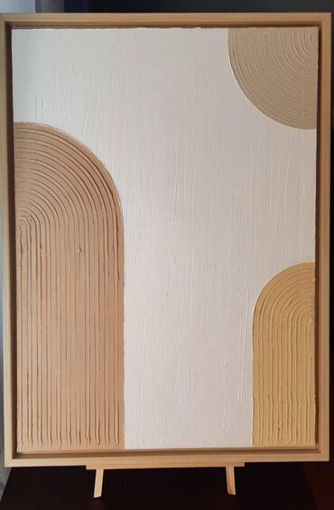 стол в стиле прованс: Ручная работа, картина 50x70 в стиле Textured art. Оформлена в