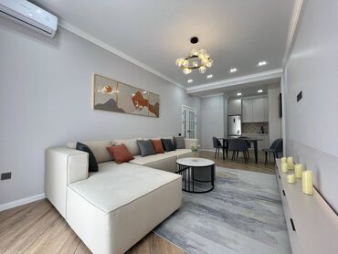 снять жилье в кыргызстане: 2 комнаты, 63 м², Элитка, 15 этаж, Дизайнерский ремонт