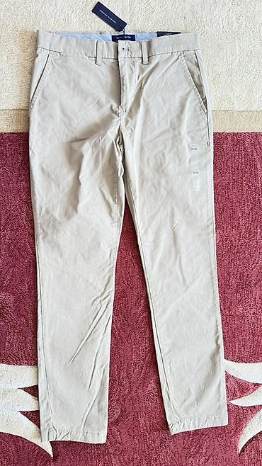 tommy sinny: Мужские брюки Tommy Hilfiger TH Flex - Модель: TH FLEX Slim Fit — 4