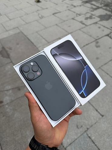 IPhone 16 Pro, 512 GB, Qara lalafo.az -da IPhone 16 Pro, 512 GB, Qara