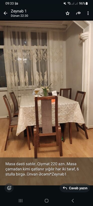 купить айфон 6 с бу: Masa dəsti satılır. Qiymət 220 azn. Masa çamadan kimi qatlanır yığılır