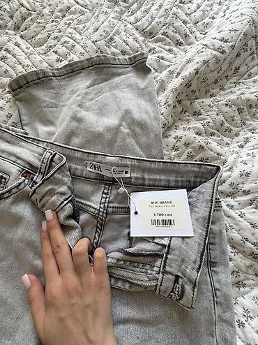 джинсы zara: Джинсы, Клеш, Zara, Турция, Средняя талия, S — 2