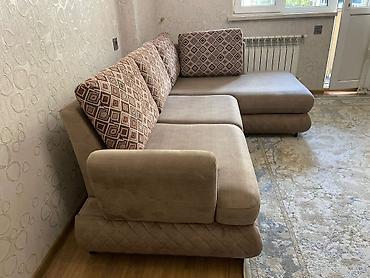 Divanlar: Künc divan, İşlənmiş, Açılan, Bazalı, Vеlur parça — 1