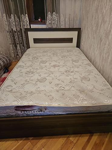 Çarpayılar: İkitanəli çarpayı və döşək dəsti - Ölçü: təxmini 160x200 sm (queen — 1
