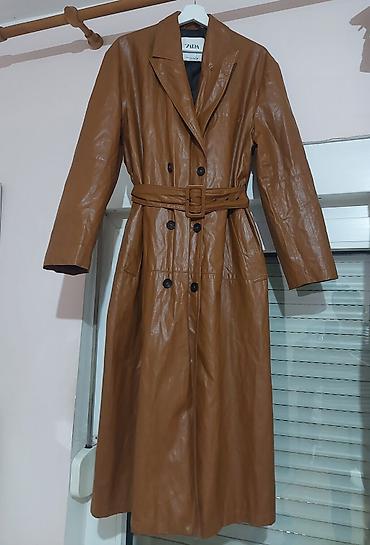 nike jakna type 1: ZARA ženski baloner – karamel smeđa - Model: dugi baloner sa — 9