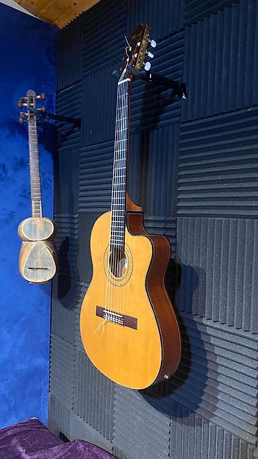 klassik gitara: Elektro Klassik Gitar – kəsik korpus (cutaway) - Korpus: klassik — 1
