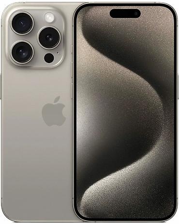 титан обмен: IPhone 15 Pro Max, Б/у, 256 ГБ, Natural Titanium, Зарядное устройство, Кабель, 92 % — 1