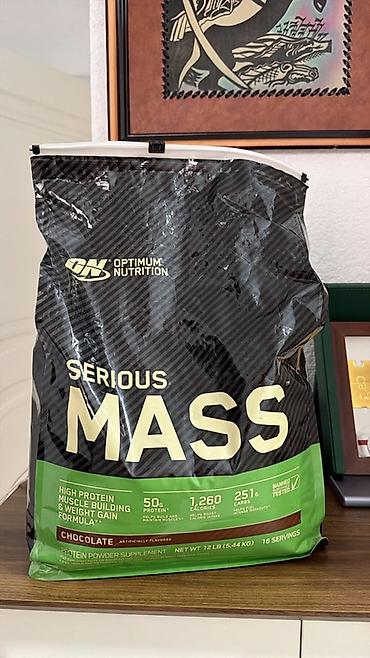 art: Optimum Nutrition Serious Mass — гейнер для набора массы, вкус — 1