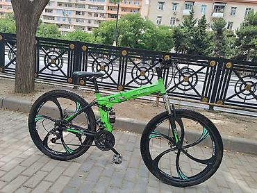 iwlenmiw velosiped: 24-lük-115-azn. 26-luq sadə-125-azn, 26-lıq Qatlanan 145-azn. 29-luq — 3