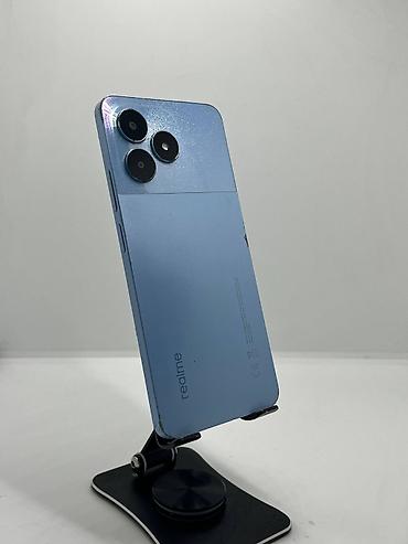 Уюлдук телефондор жана аксессуарлар: Realme Note 50, Колдонулган, 128 ГБ, түсү - Көгүлтүр, 2 SIM — 1