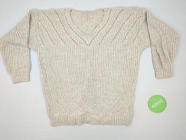 sweter geometryczny: Sweter damski, rozmiar 6XL — 2