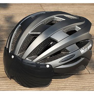 magnet: Шлем для велосипеда West Biking с визиром – защита, комфорт и стиль в — 7