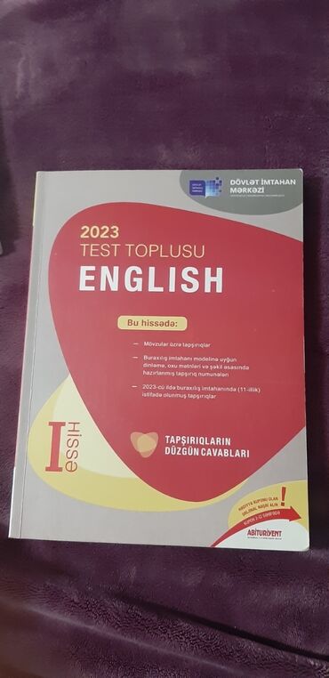 toplu kitablar: Inglis dili toplu 1 ci hisse yenidir ici temizdir yenisinen ferqlenmir