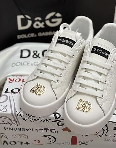 dolce and gabbana: Кроссовки, 36, Dolce & Gabbana, Новый, цвет - Белый — 1