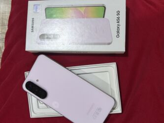 sensor pitiminutka: Samsung Galaxy A56, 256 GB, rəng - Çəhrayı, Sensor, Barmaq izi, İki sim kartlı