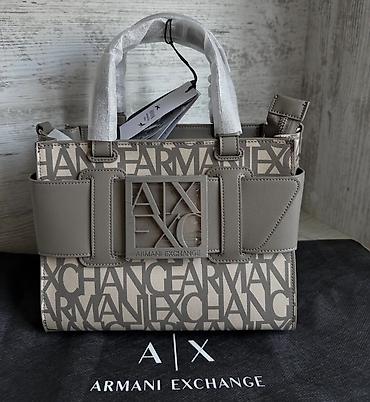 Aksesuarlar: Armani Exchange boyuk olcusu (large) 200 azn çanta en boyuk olsudu - — 1