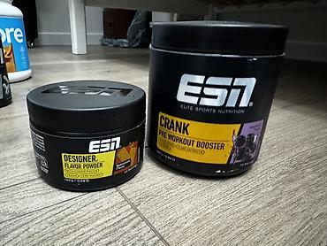 Спортивное питание: ESN CRANK Pre Workout Booster — предтренировочный комплекс со вкусом — 4