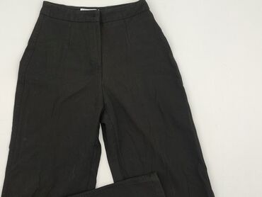 spodnie dresowe zina: Material trousers for women, Bershka, size XS (EU 34)