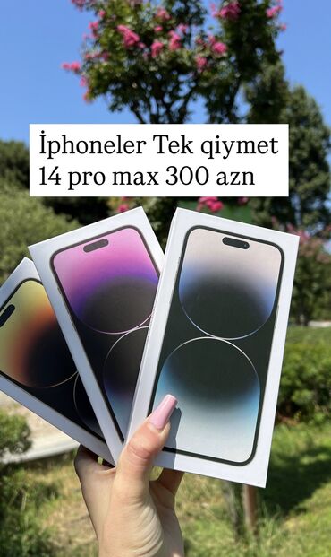 telefonlar sumqayit: IPhone 14 Pro Max, 256 GB, Zəmanət, Simsiz şarj, Face ID