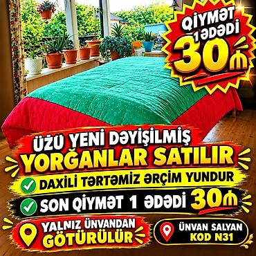 hinduşka ətinin qiyməti: İşlənmiş Böyüklər üçün Qış üçün Yun Yorğan, Ünvandan götürmə — 1