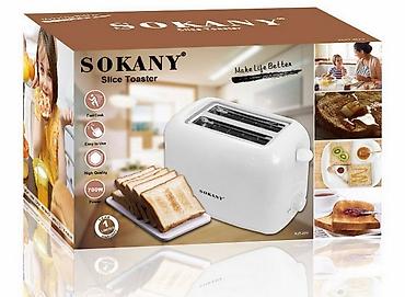 тостер sokany: Тостер, Новый, Бесплатная доставка, Самовывоз — 3