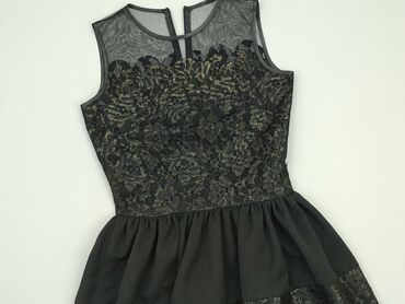 czarna zwiewna sukienki na lato: Dress, S (EU 36), condition - Ideal