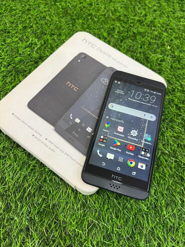 1000 сомдук телефон: HTC Desire 630, Колдонулган, 16 GB, түсү - Боз, 2 SIM