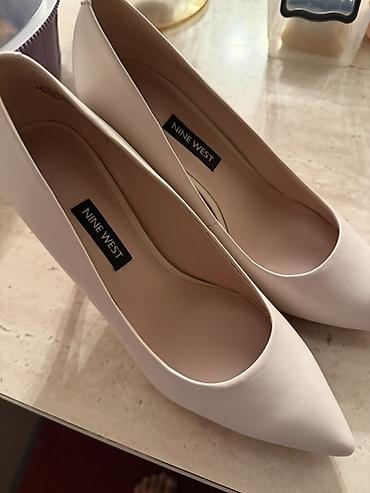 туфл: Лодочки Nine West, классическая модель. - Цвет: светлый беж/айвори - — 1