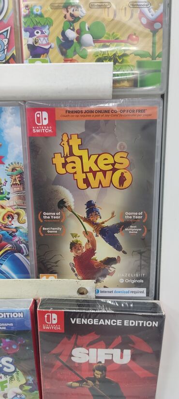 it takes two: Nintendo switch üçün it takes two oyun diski. Tam original