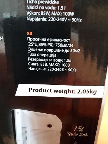 prodaja konca za heklanje: Camry Premium odvlaživač vazduha CR 7903 Napomena: Uređaj ODVLAŽUJE — 2