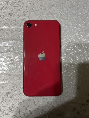 телефоны кнопачные: IPhone SE 2020, Колдонулган, 256 ГБ, Кызыл, 99 %