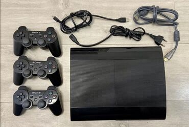 Elektronika: Sony PlayStation 3. PS3. 4 ədəd səliqəli və pultları. Qiymət 1200