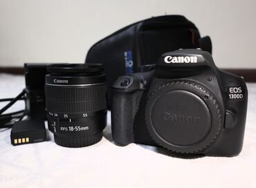 Фотоаппараты: Продам зеркальную камеру Canon 1300D с китовым объективом 18-55mm