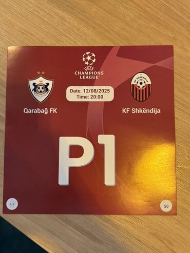 gs qarabağ bilet: Almışaç gedə bilmirəm deyə satıram 1 ni 150 azna almışam stadionun
