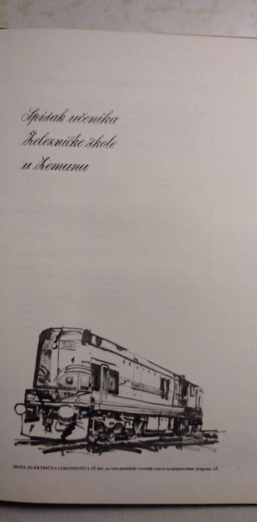 Knjige i stripovi: Knjiga: Stoleće železničkog skolstva, A 4 format, 199 str.1989. god — 7