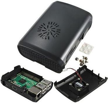Корпусы ПК: Raspberry Pi B+/2/3 Qara Fan ilə Uyğun Qutu - Raspberry Pi B+, 2 və 3 — 2