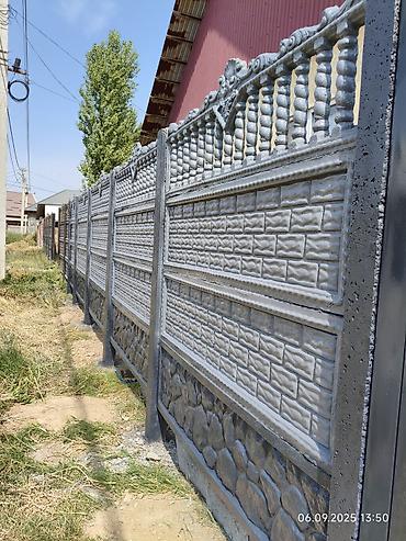 евро панель: Бетонный еврозабор, Односторонний, Новый, В розницу,Безналичный расчет — 10