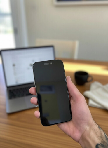 Apple iPhone: IPhone 15 Pro, 128 GB, Desert Titanium, Face ID — 1