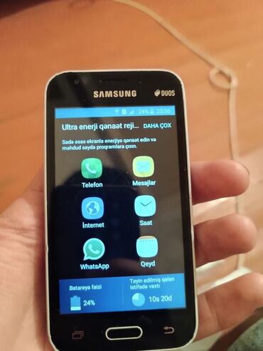 samsung galaxy s22: Samsung Galaxy J1, < 2 GB Memory Capacity, rəng - Qara, Sensor, İki sim kartlı