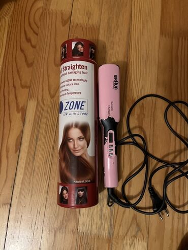 телефон fly cirrus 9: Braun saç duzlesdiricisi.İdeal veziyyetdedir.Sadece on hıssesınde