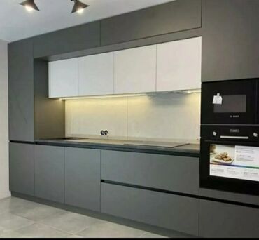 Кухонные гарнитуры: Кухонный гарнитур, Новый, цвет - Бежевый, МДФ, Самовывоз, Бесплатная доставка, Платная доставка — 1