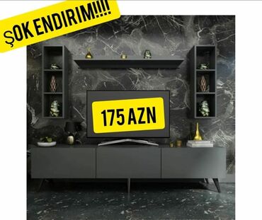 Sifarişlə TV stendlər: Siyirməsiz, Polkalı, Sadə laminat, Azərbaycan, Zəmanətli, Kredit yoxdur — 4