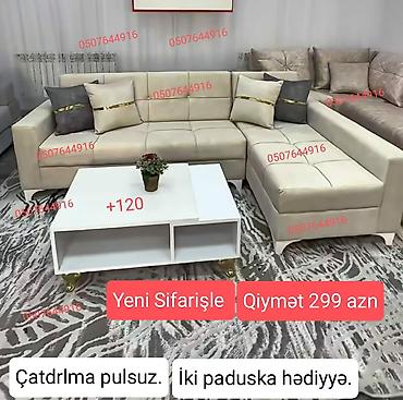 Divanlar: Künc divan, Yeni, Açılan, Bazalı, Parça, Şəhərdaxili pulsuz çatdırılma — 26