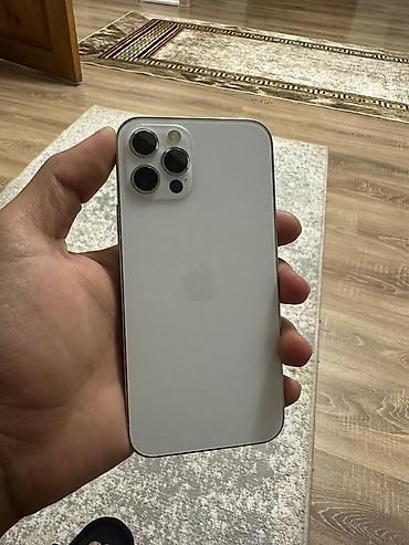 Уюлдук телефондор жана аксессуарлар: IPhone 12 Pro, Колдонулган, 128 ГБ, Ак, Каптама, 84 % — 1