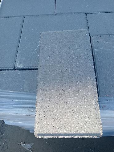 Kərpiclər: Vibropress daş səki plitələri Məhsul: Beton vibropress səki plitələri — 40