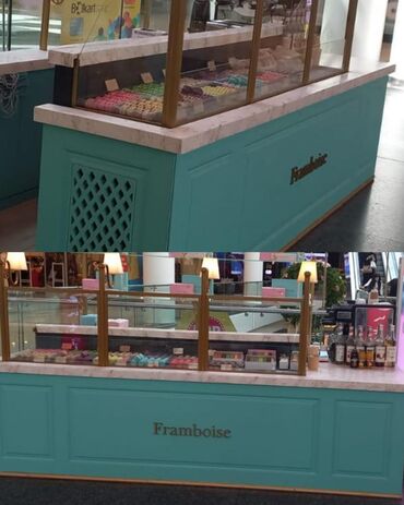 Restoran mebeli: Vitrin soyuducu satilir 2500azn. Unvan Pirallahi Nigaz