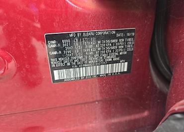 ascent: Subaru Ascent: 2019 г. — 8