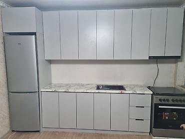 Кухонные гарнитуры: Кухонный гарнитур, Новый, цвет - Белый, ДСП, Бесплатная доставка — 16