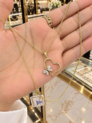 əşyaları: Boyunbağı, Chopard, Sarı qızıl, 585 Əyar, 218 g — 2