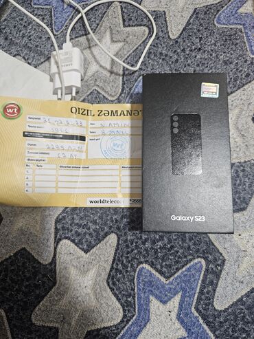 Digər mobil telefonlar: Samsung Galaxy S23 Plus, 256 GB, rəng - Qara, Zəmanət, Sensor, Barmaq izi